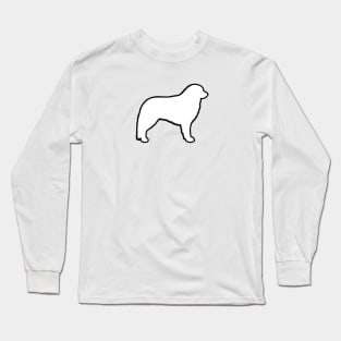 Kuvasz Dog Breed Silhouette Long Sleeve T-Shirt